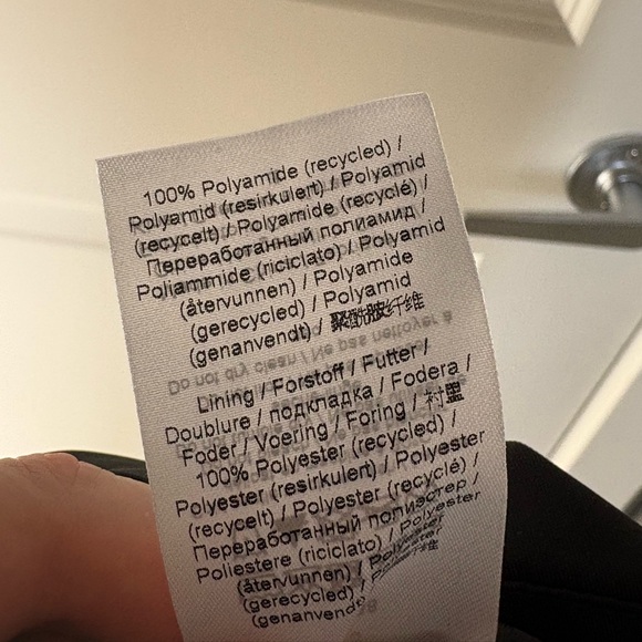 GANNI Nylon Mini Dress Ruched Straps Size 38 - Picture 8 of 8